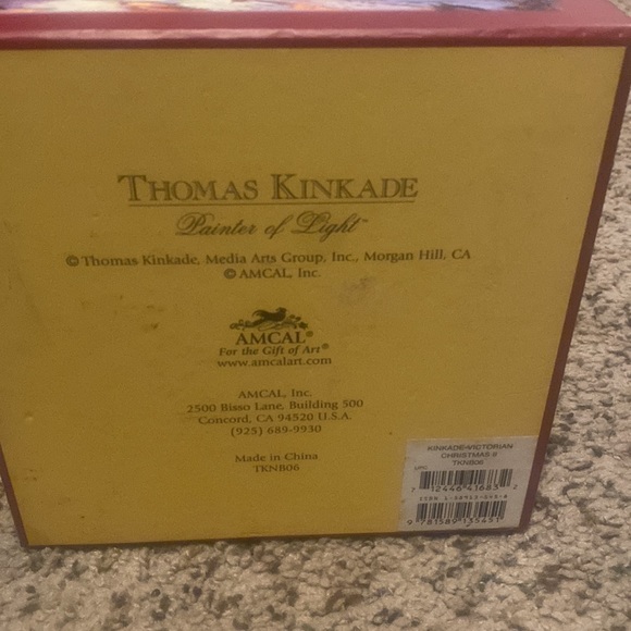 Thomas Kinkade Victorian Christmas stackable boxxes - Picture 6 of 6